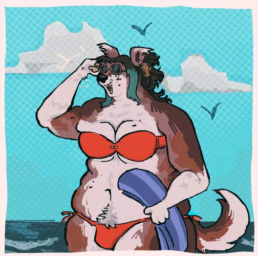 decided to give this cute a beach day! (because its too cold for me to have one right now)