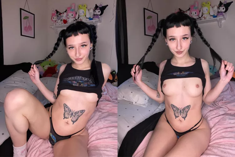 Did someone ask for a little titty goth gf