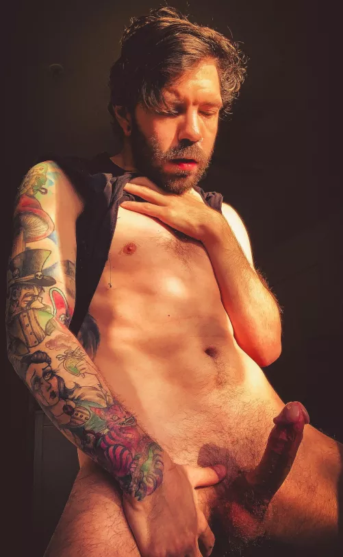 Did you spot the precum?