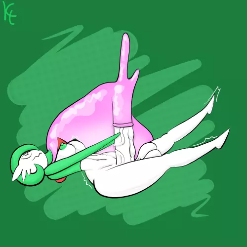 Gardevoir entertaining herself (by me)