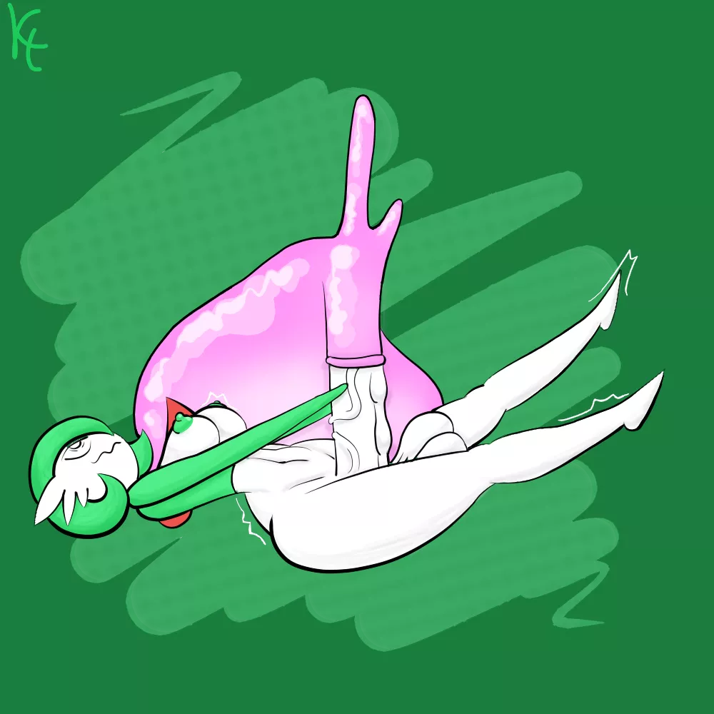 Gardevoir entertaining herself (by me)
