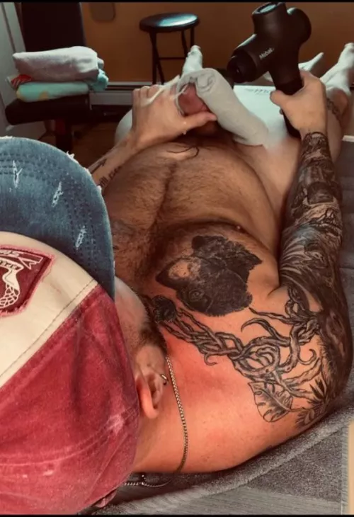 Got carried away with my muscle massager after workout (40)