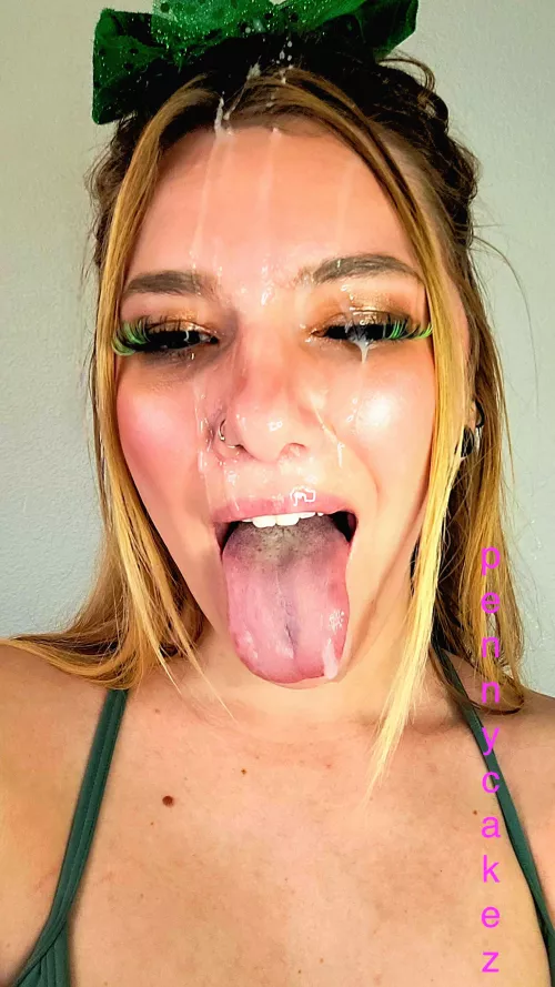 He gave me the luck of the Irish treatment. Lucky for such a big load.