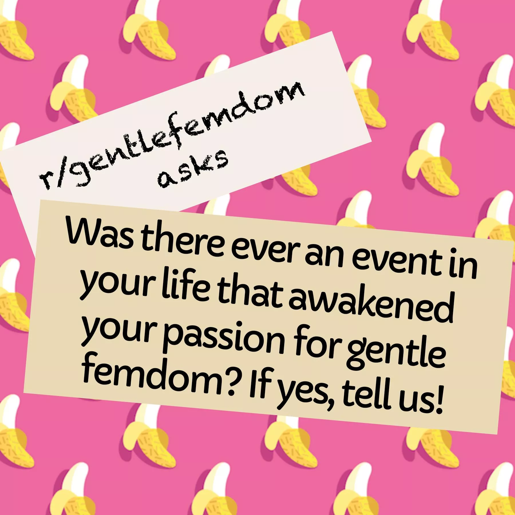 Here's the question of the week!