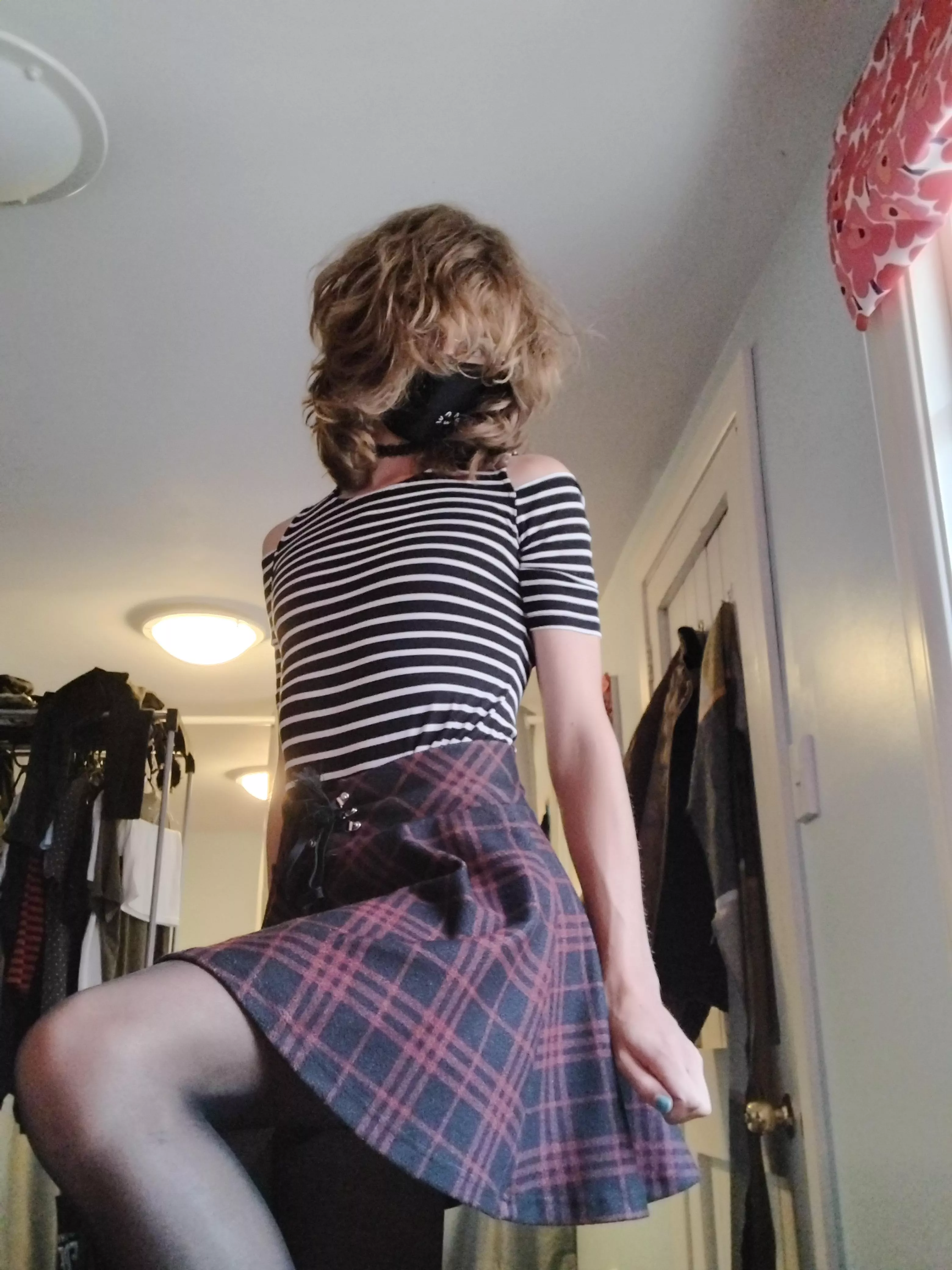 hiding behind the floof