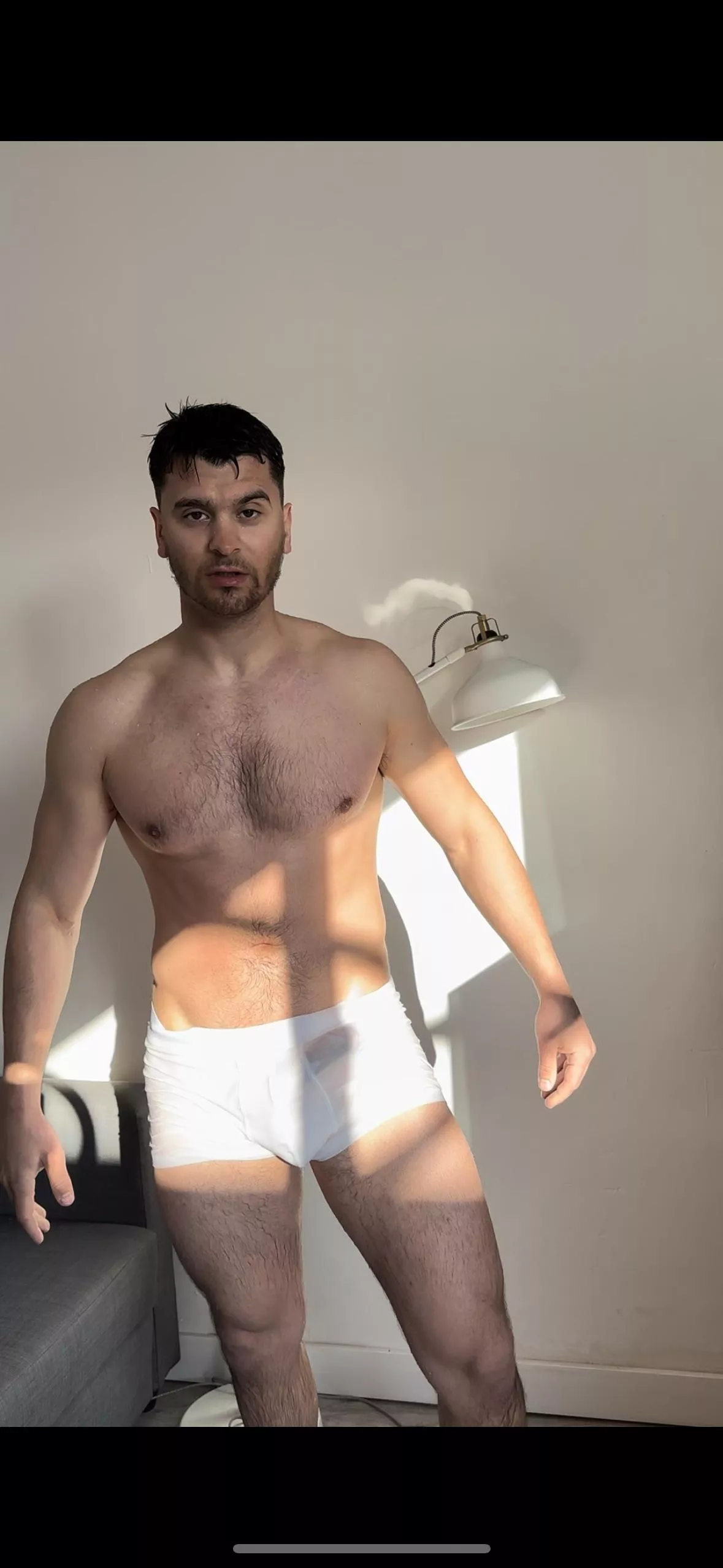 I think I'm more curious than straight