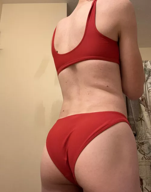 I wear your girlfriend’s bikinis better than her