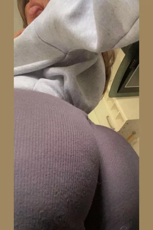 Its a hilly view back there