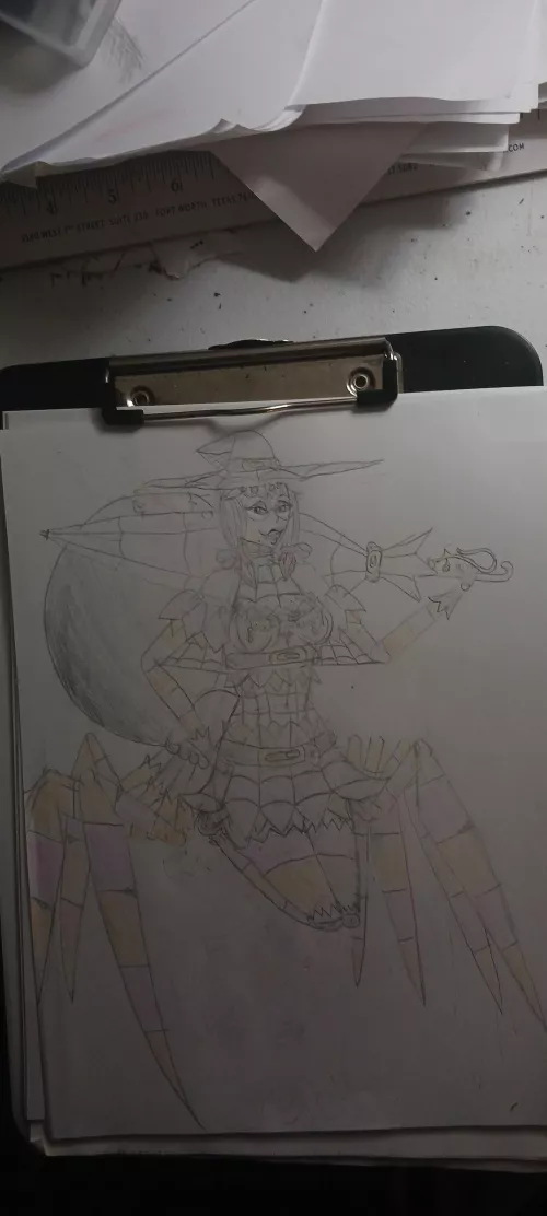 Made some changes to a recent drawing 