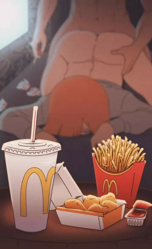 Mc Donalds Girl Bent Over (Derpixon) [McDonald's]