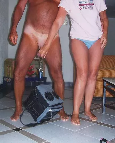 mistress has balls pulling her cooler