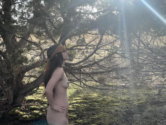 Naked camping is the best camping