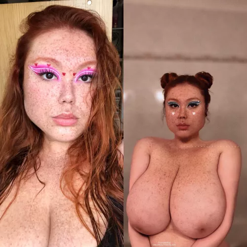 [OC] my face vs my boobs