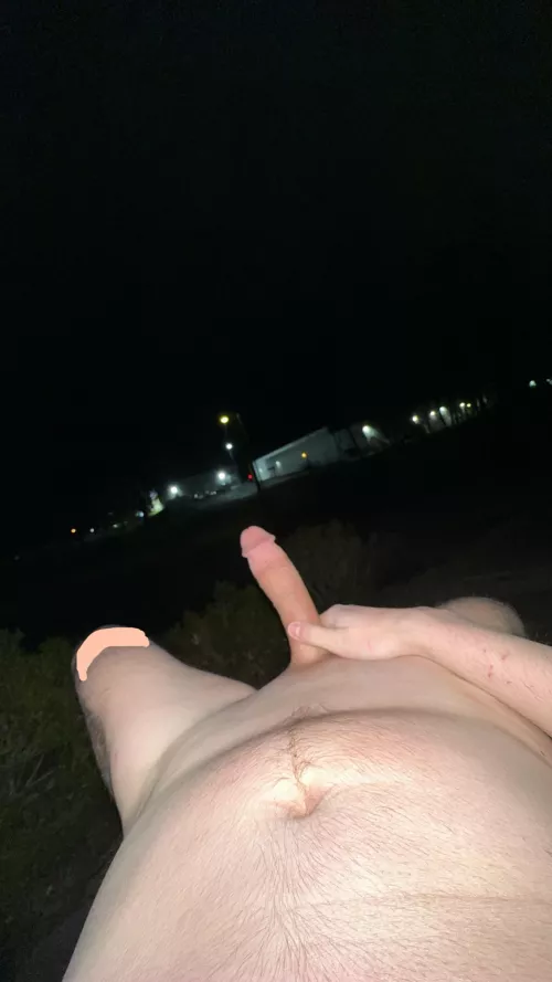 On top of a picnic table