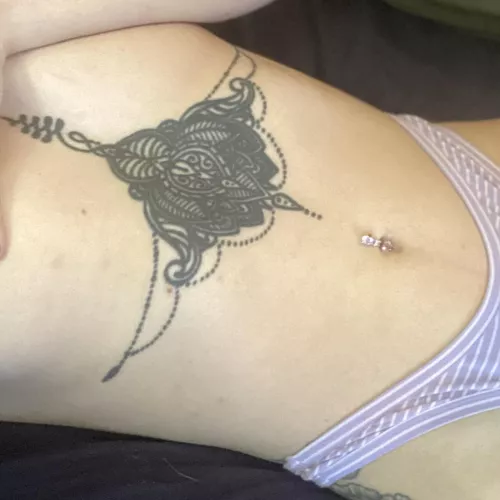 Purple Striped Thong 💜