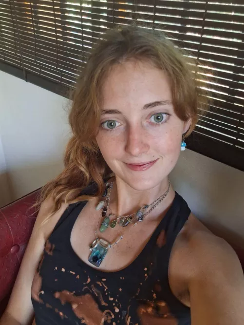 redhead charm on display, care for some couch fun. F18