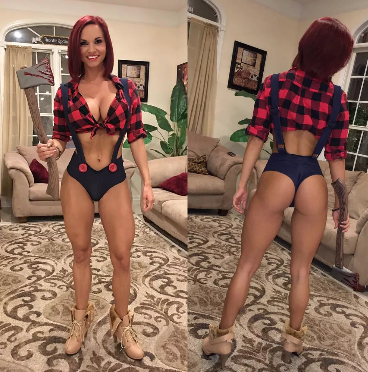 She's gonna chop some wood tonight