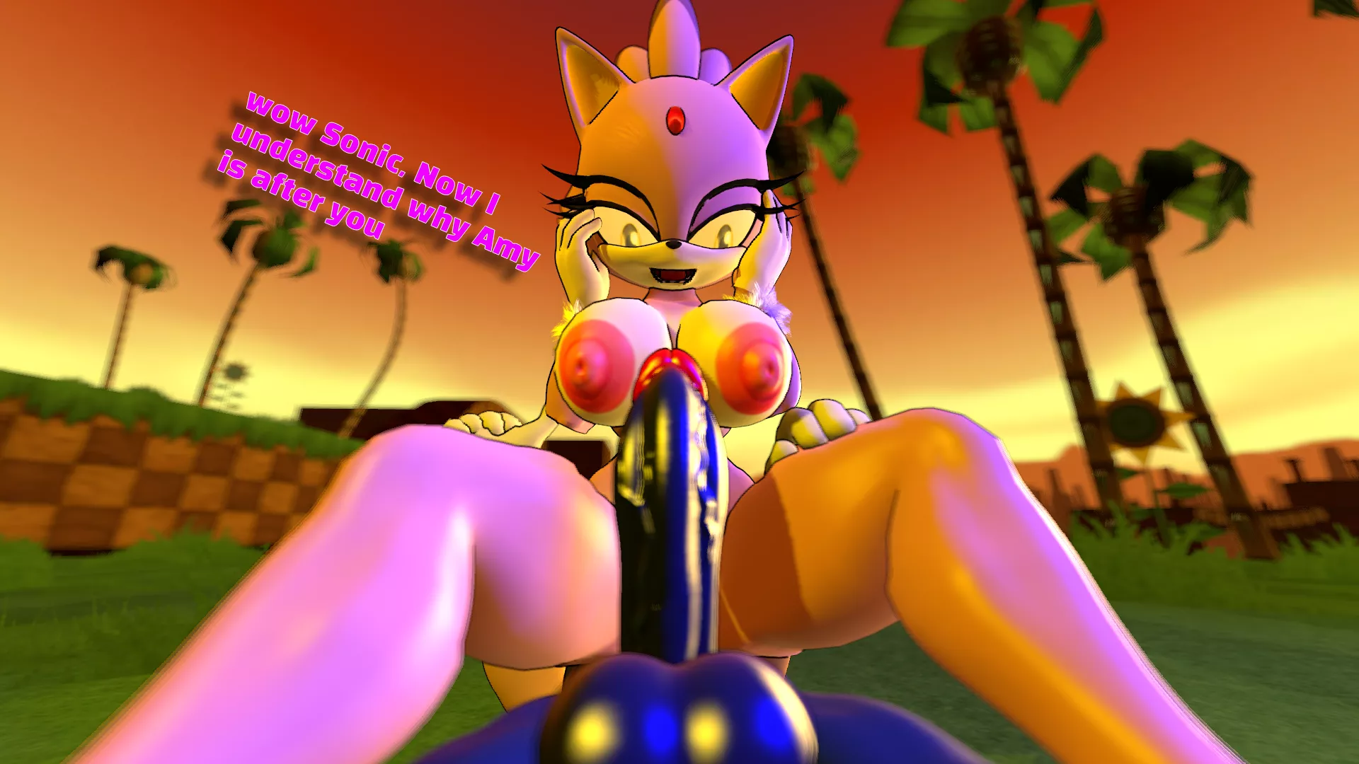 Sonic X Blaze (by me)