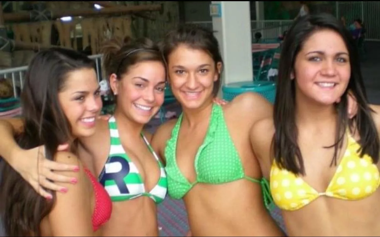 Sorority girls take over the pool - rank them