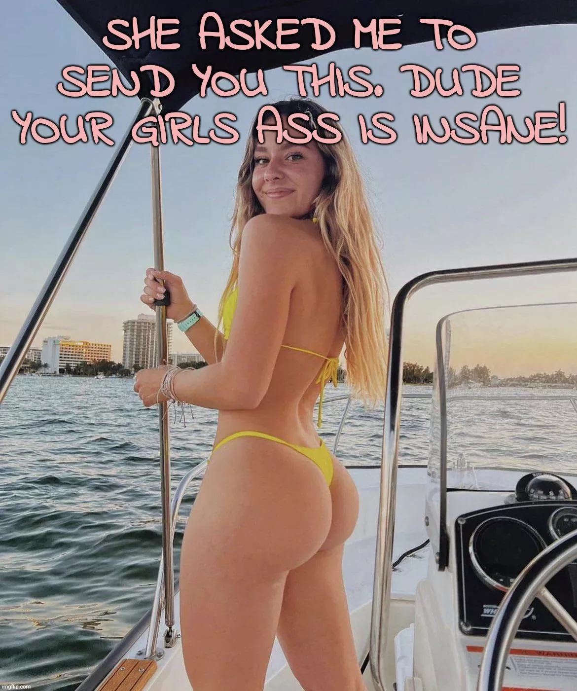 Thanks for letting me go on the boat today!