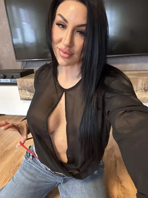 This is how I'd do it right in your face