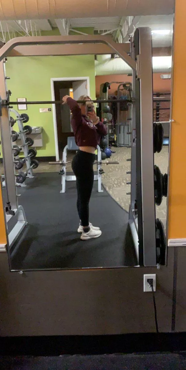 Too busy staring instead of lifting?