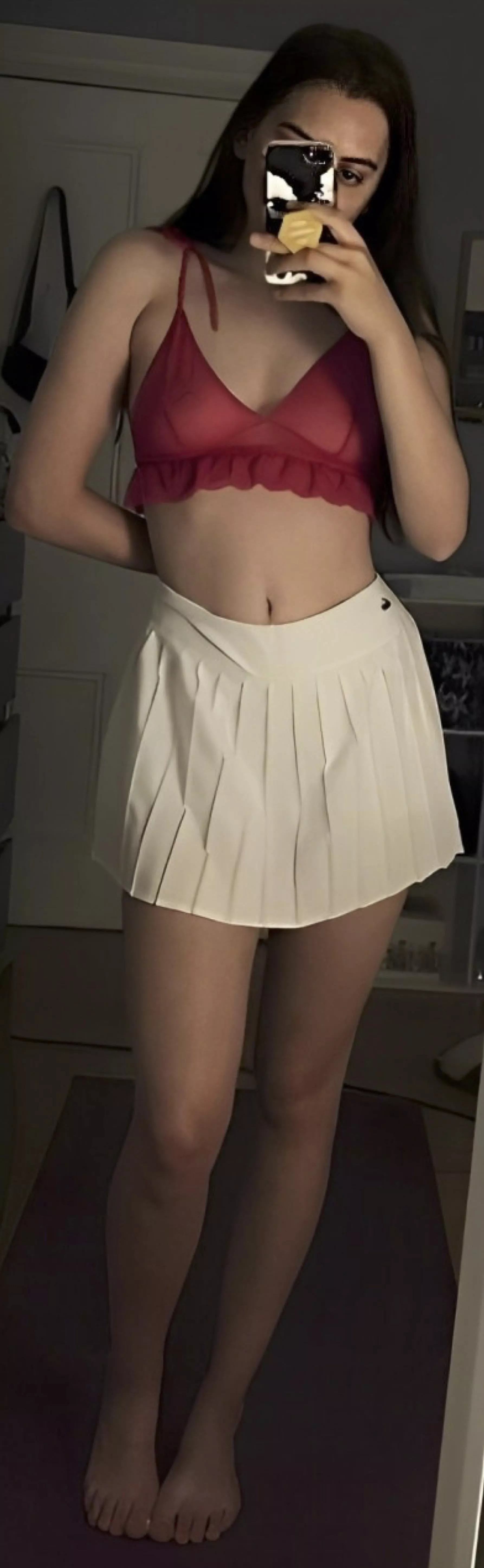 What an outfit she went out in