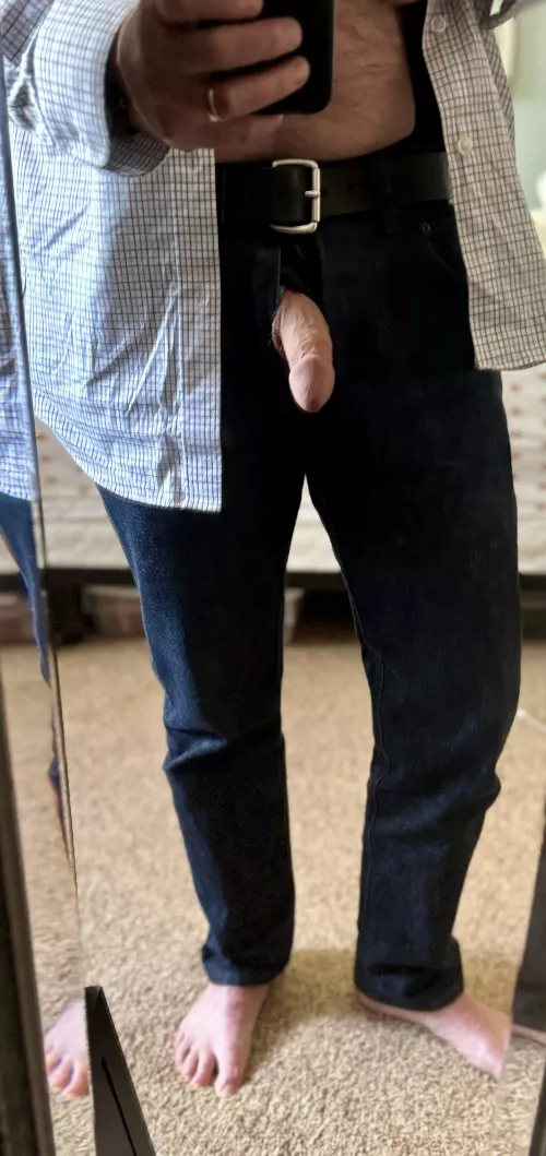 [60] broke out the dress jeans today and broke out of same…