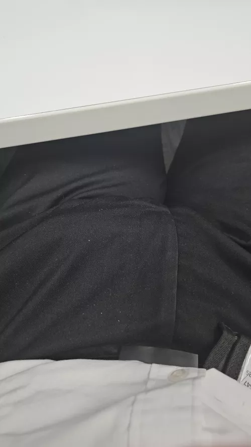 Another day another hard on at work