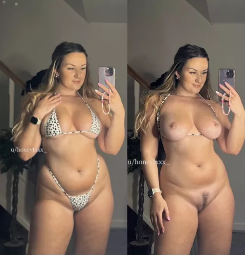 Bikini on VS bikini off š