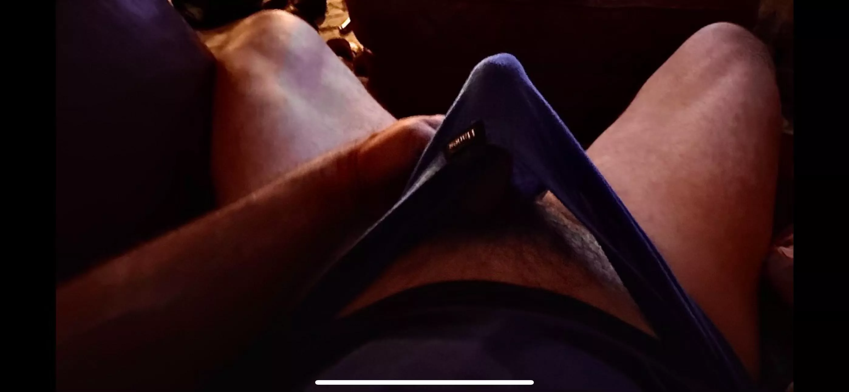 Bite on it through my underwear.