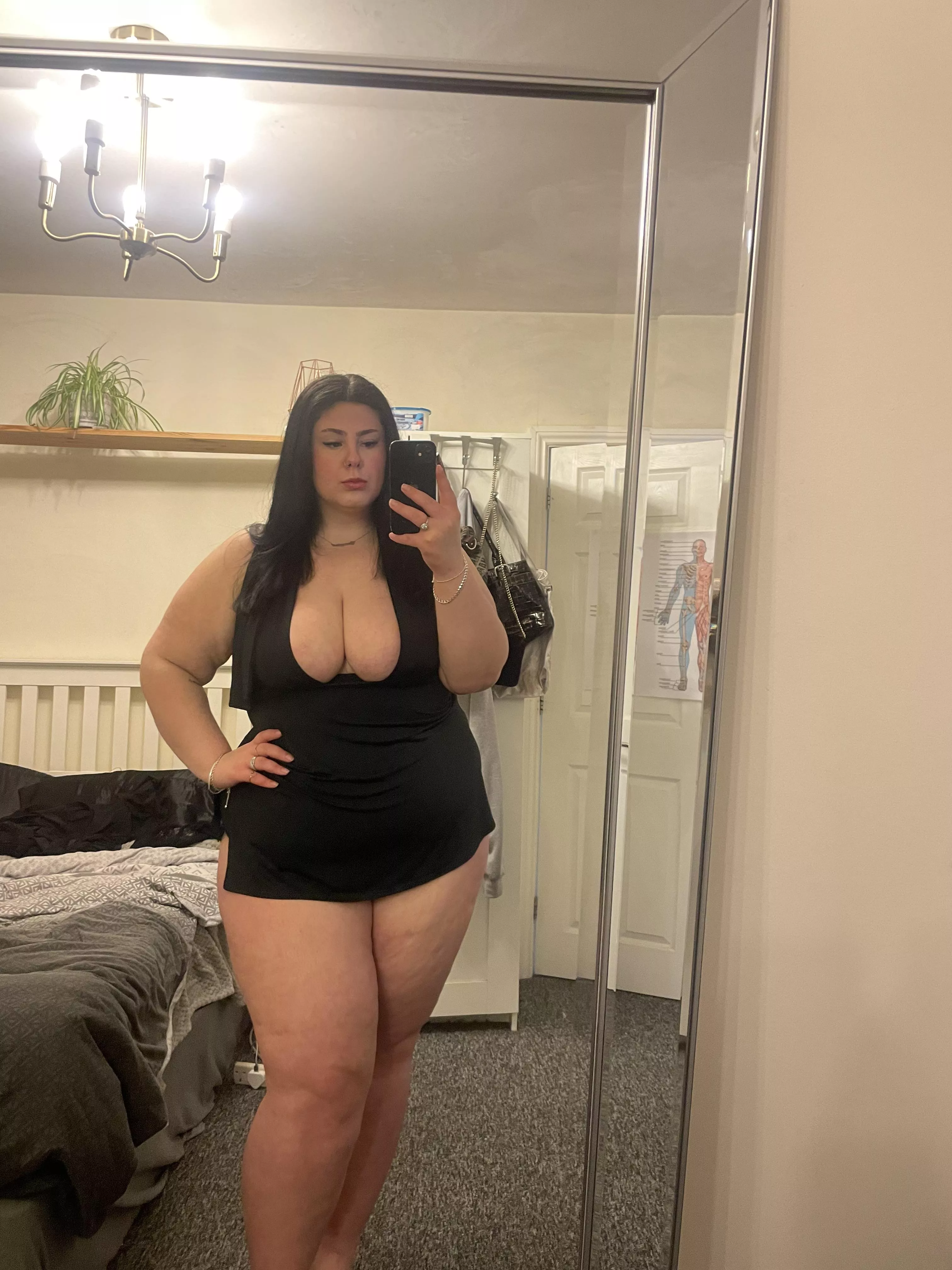 Chubby girls in little black dresses?