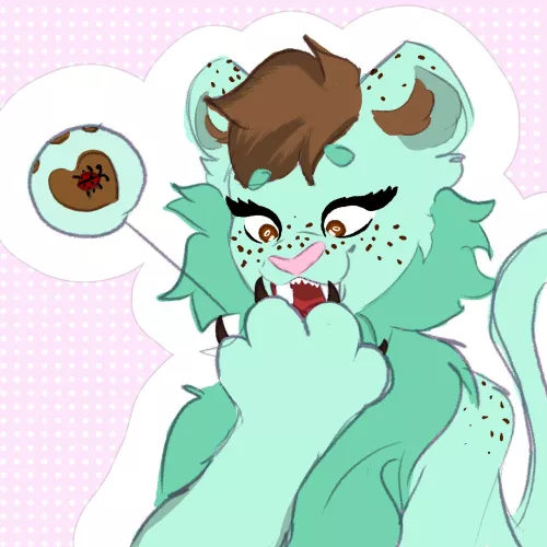 doodle of my gal minty i whipped up in class :3