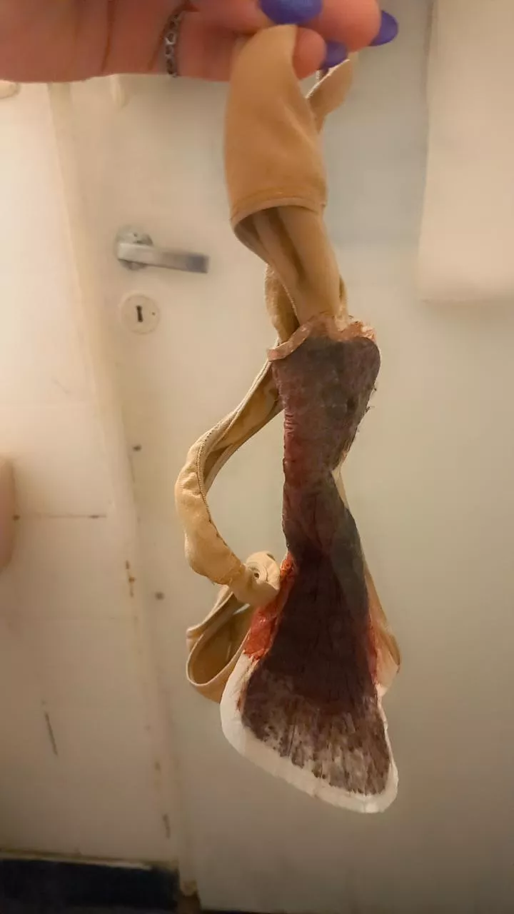 Everything was stained 