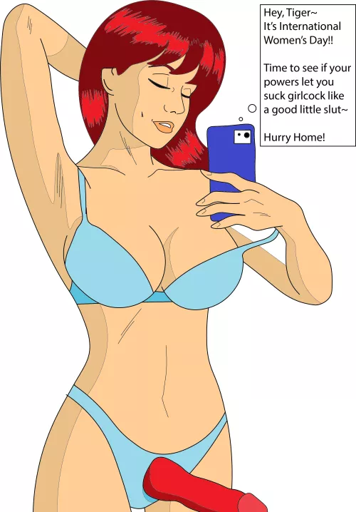 Femdomised MJ. I know I'm late to IWD but I thought 'why not'