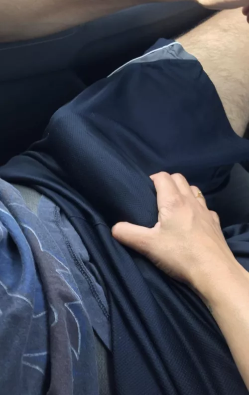 Grab my morning wood bulge 