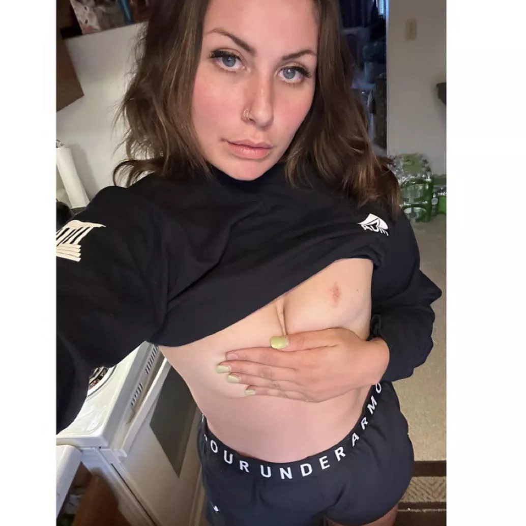 How long are you sucking these round titties of mine?