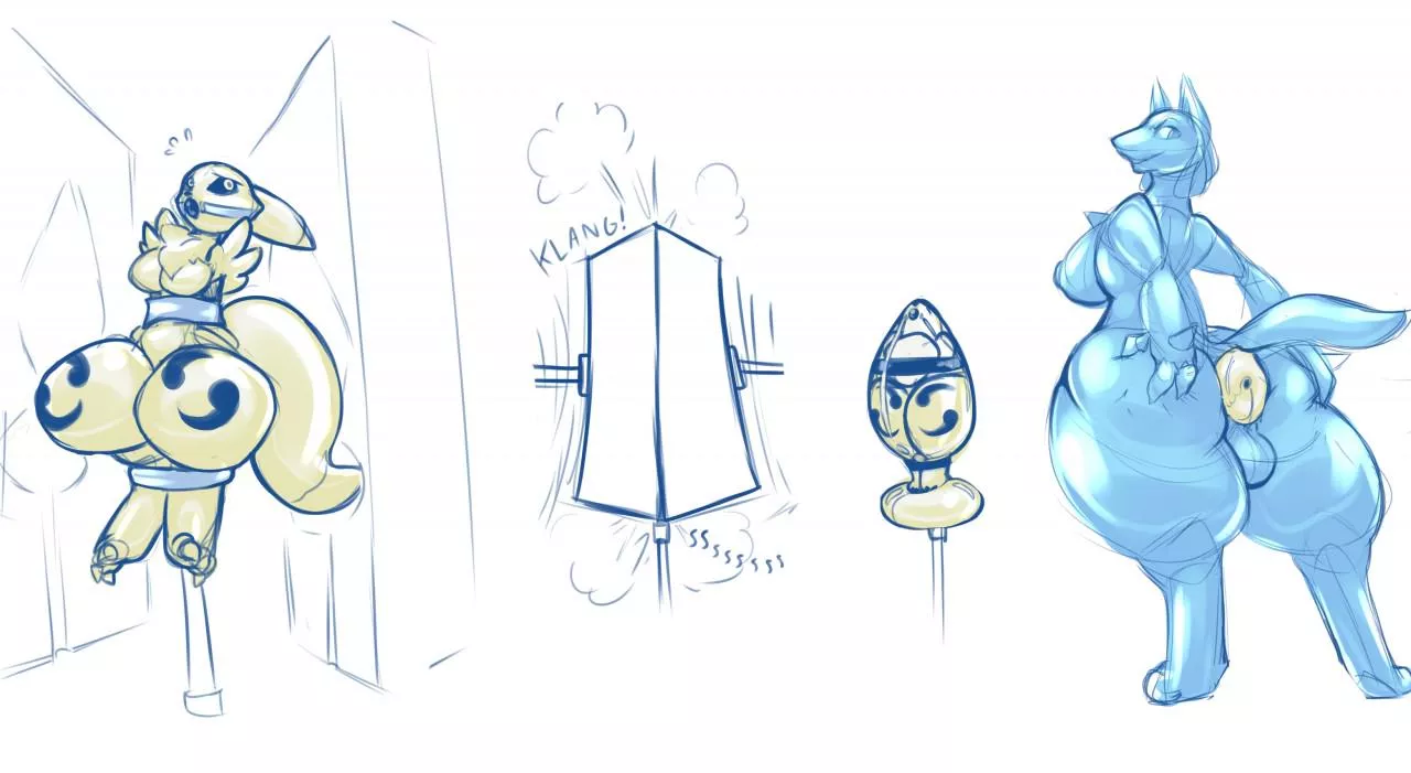 How Lucorp handles Problems... [inanimate, digimon, pokemon, buttplug-TF] by Sanagi