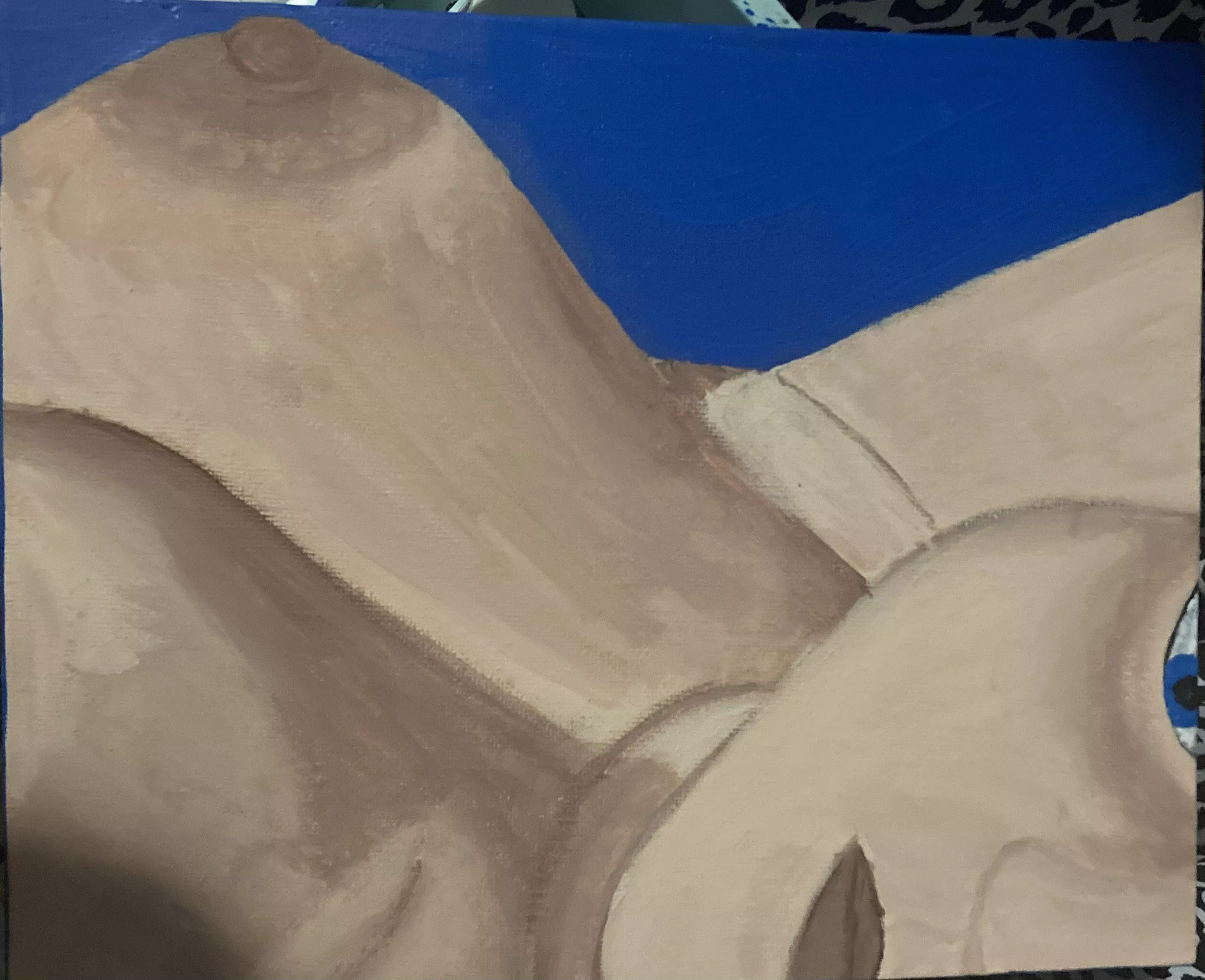 I don’t normally like my freehand paintings but this one wasn’t too bad ❤️