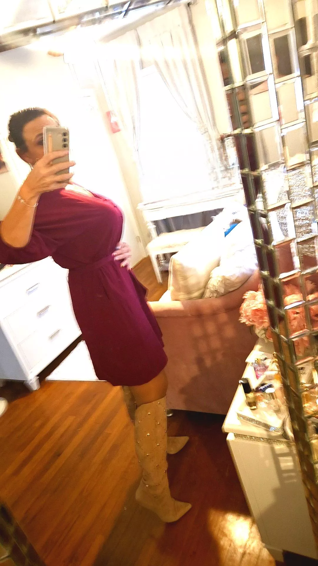 It's a nice day for a nice dress