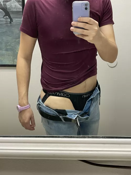 Just letting my jock peek out a bit 😉