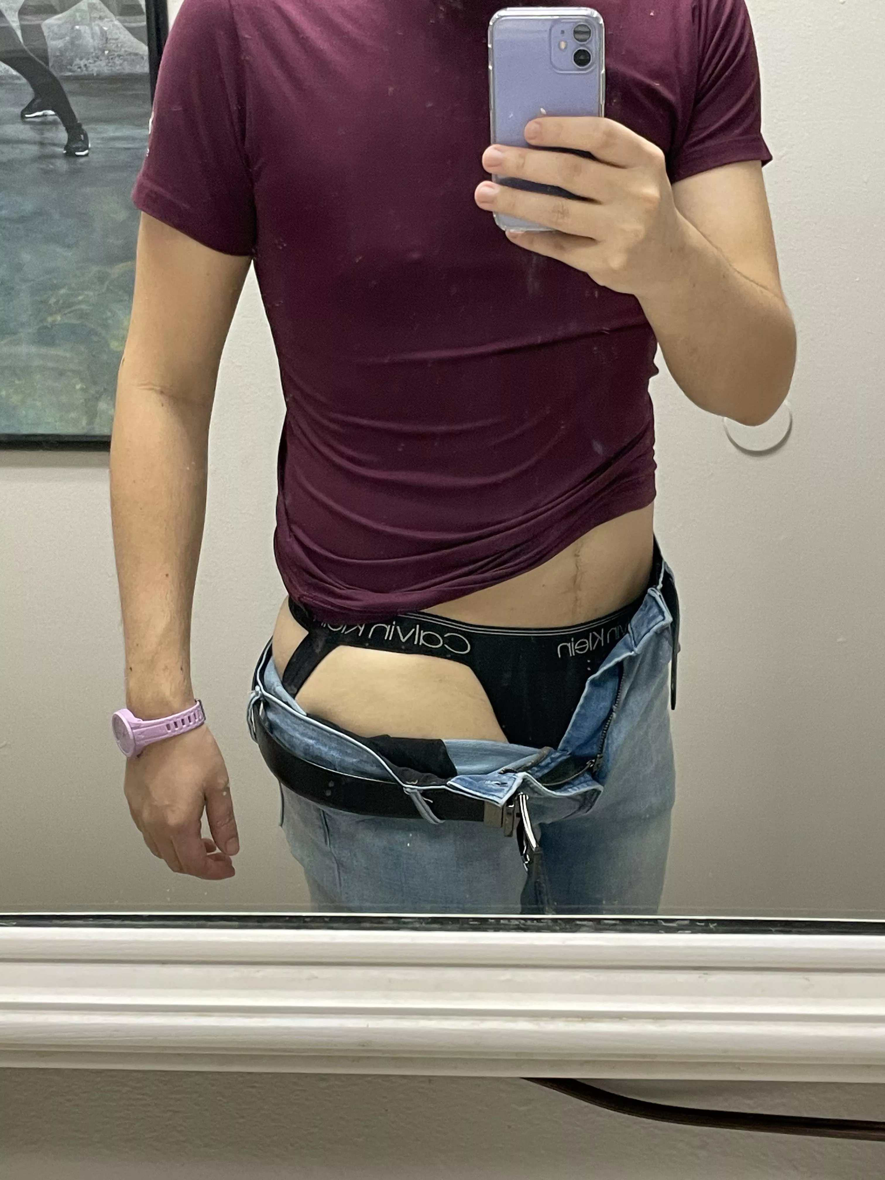 Just letting my jock peek out a bit 😉