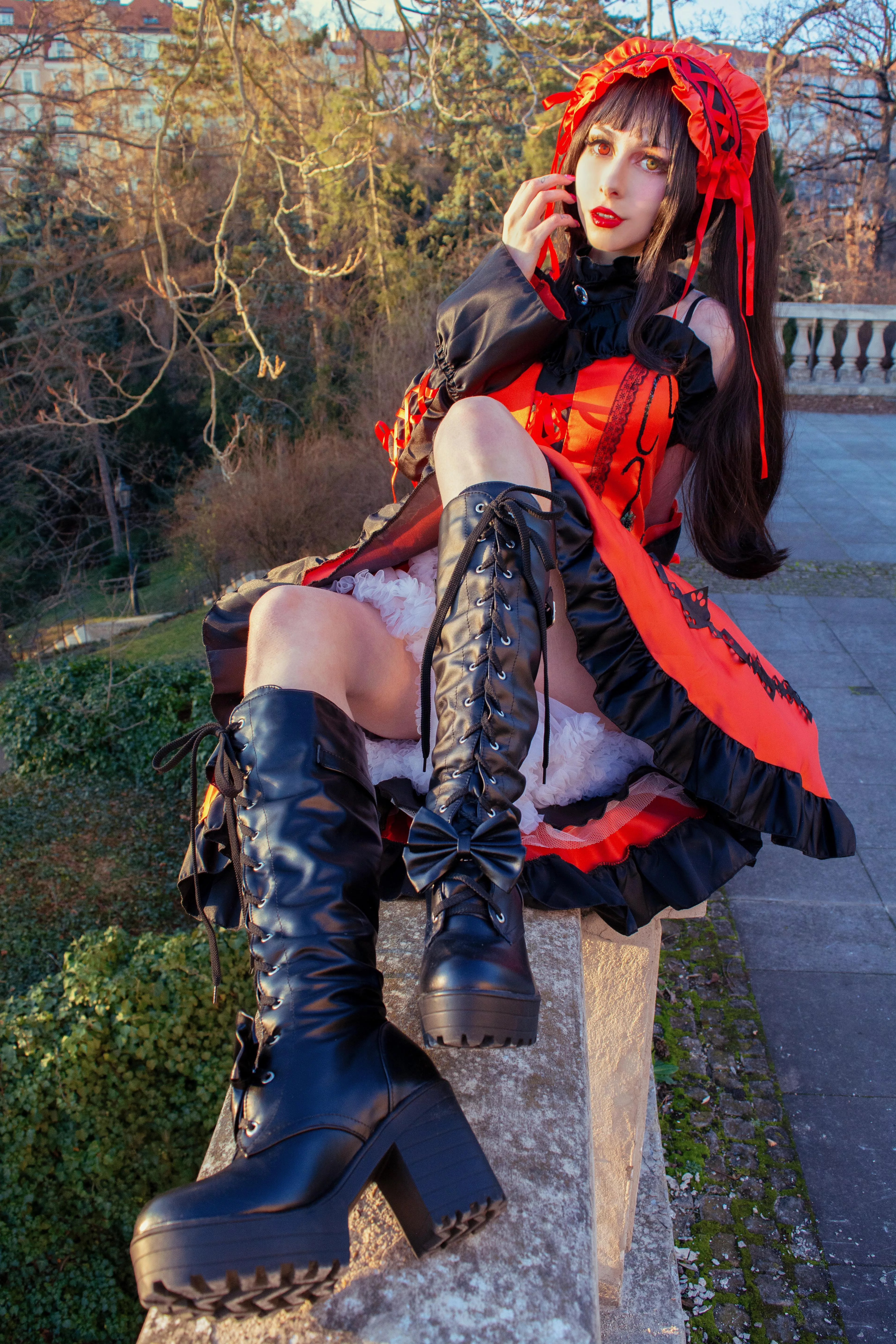 Kurumi Tokisaki from Date a Live and her goth boots
