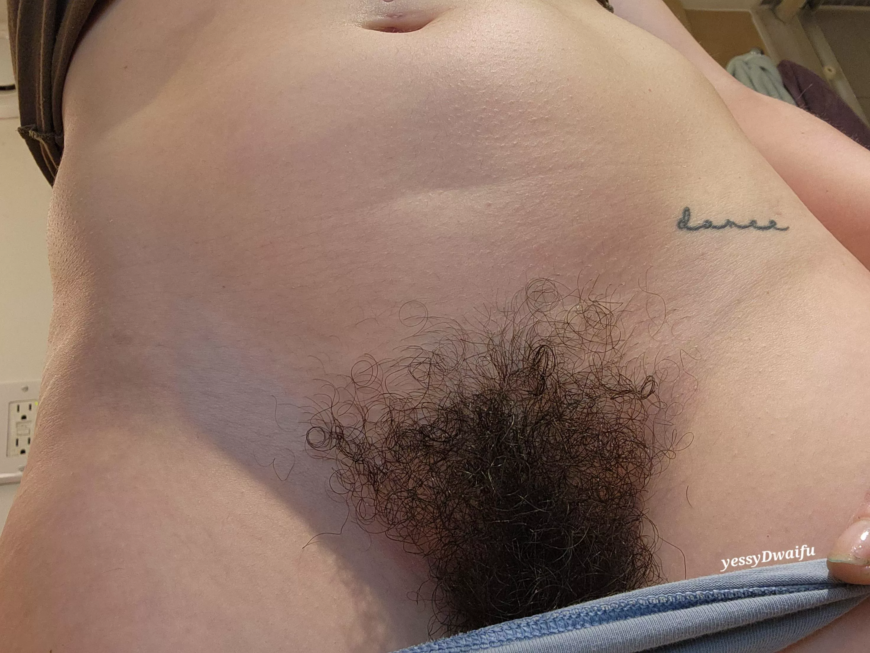 my bush goes really curly sometimes