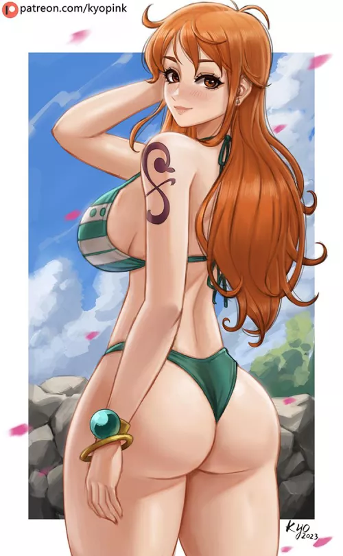 Nami makes me empty my balls on a daily basis. I’d love to cum straight down her throat whenever I wanted to