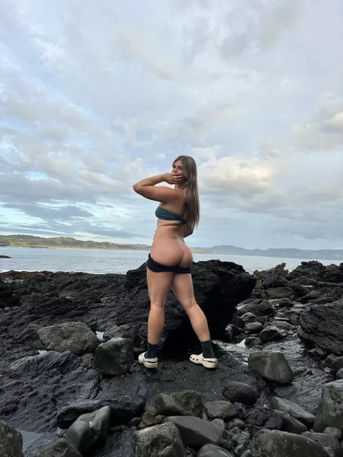 Next time shall I get fully naked on this random beach haha