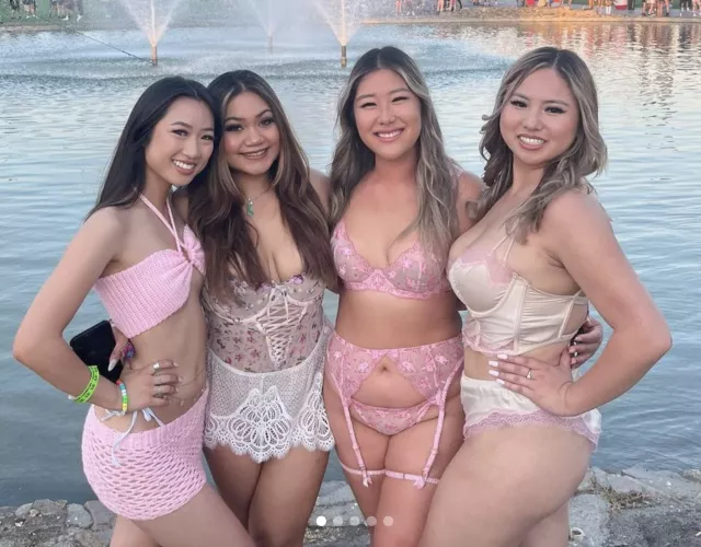 Pick one to see without her lingerie