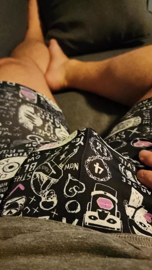 Relaxing night on the couch