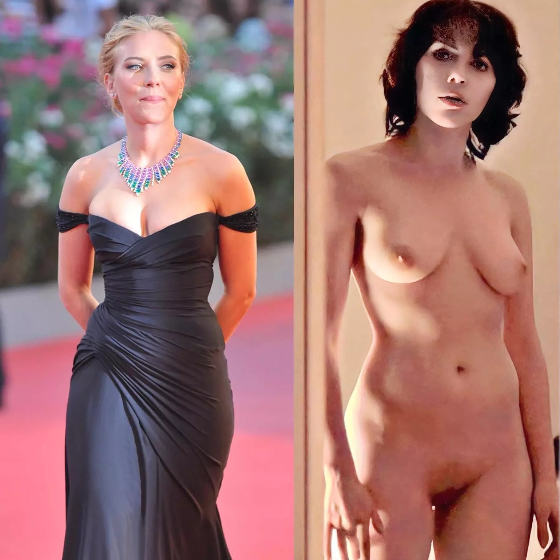 Scarlett Johansson Under the Skin premiere vs film