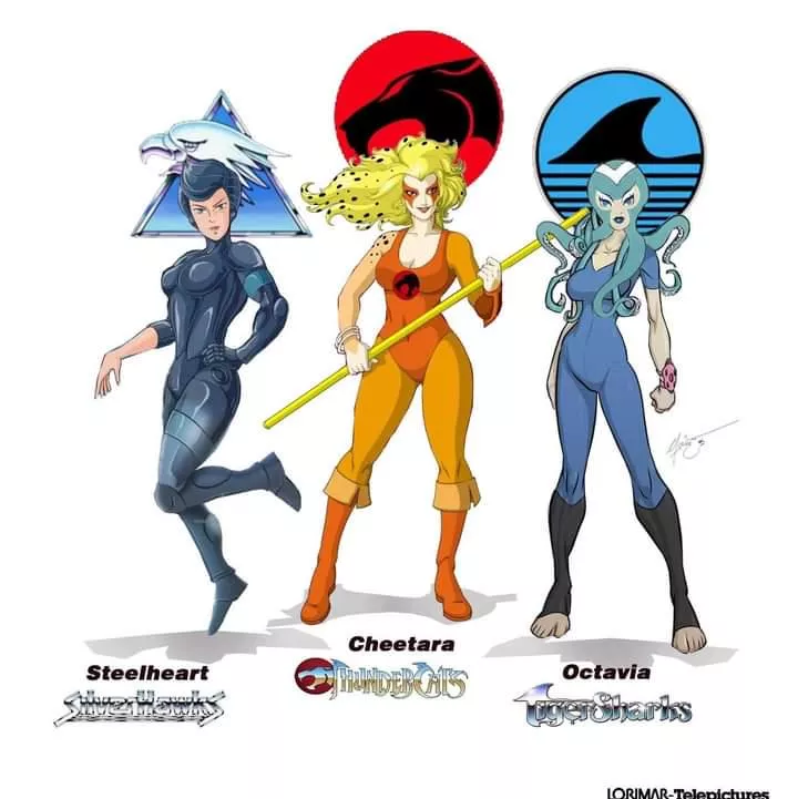 Steelheart, Cheetara and Octavia - Golden Age Waifus